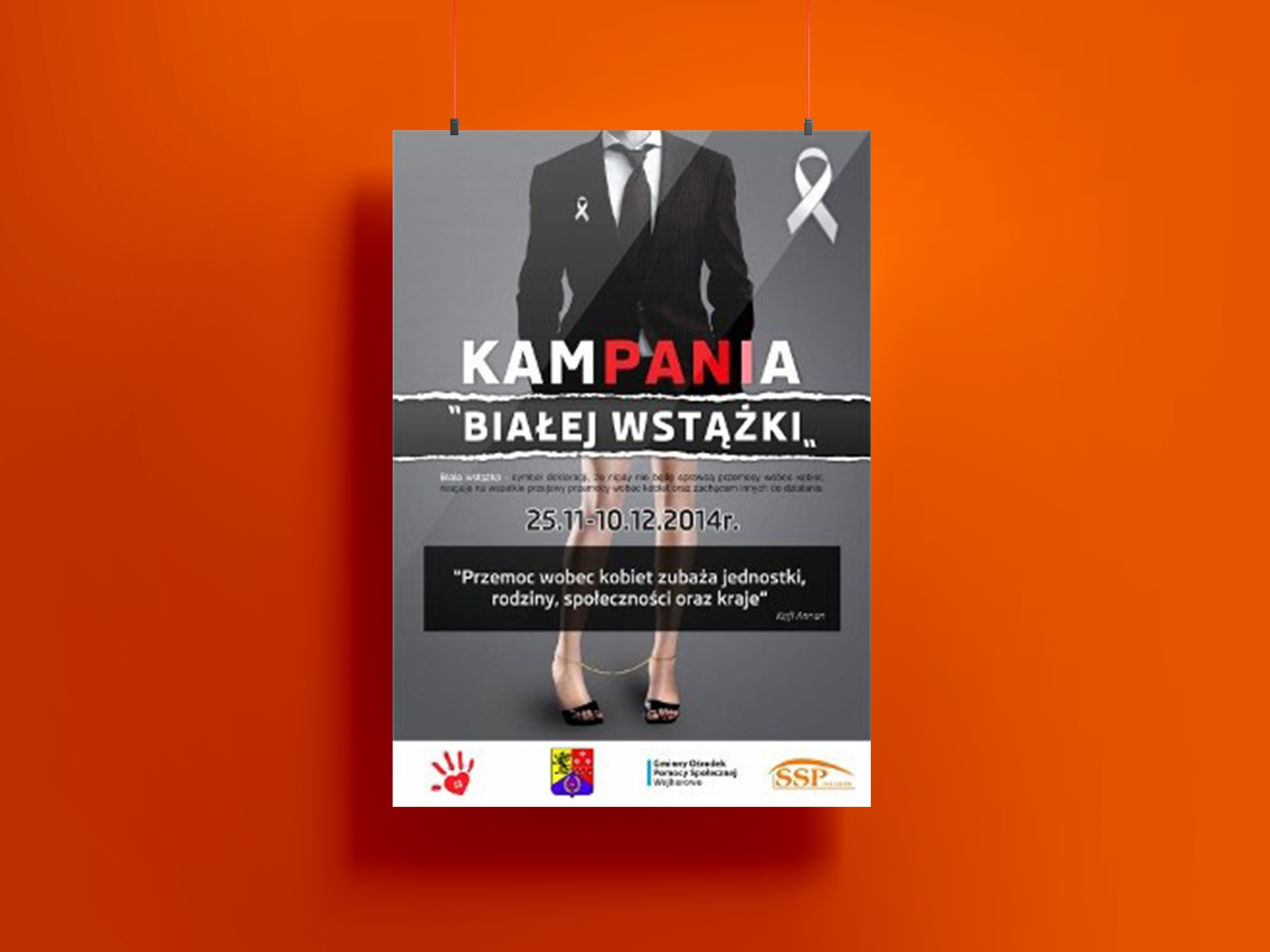 GOPS Wejherowo Biała wstążka