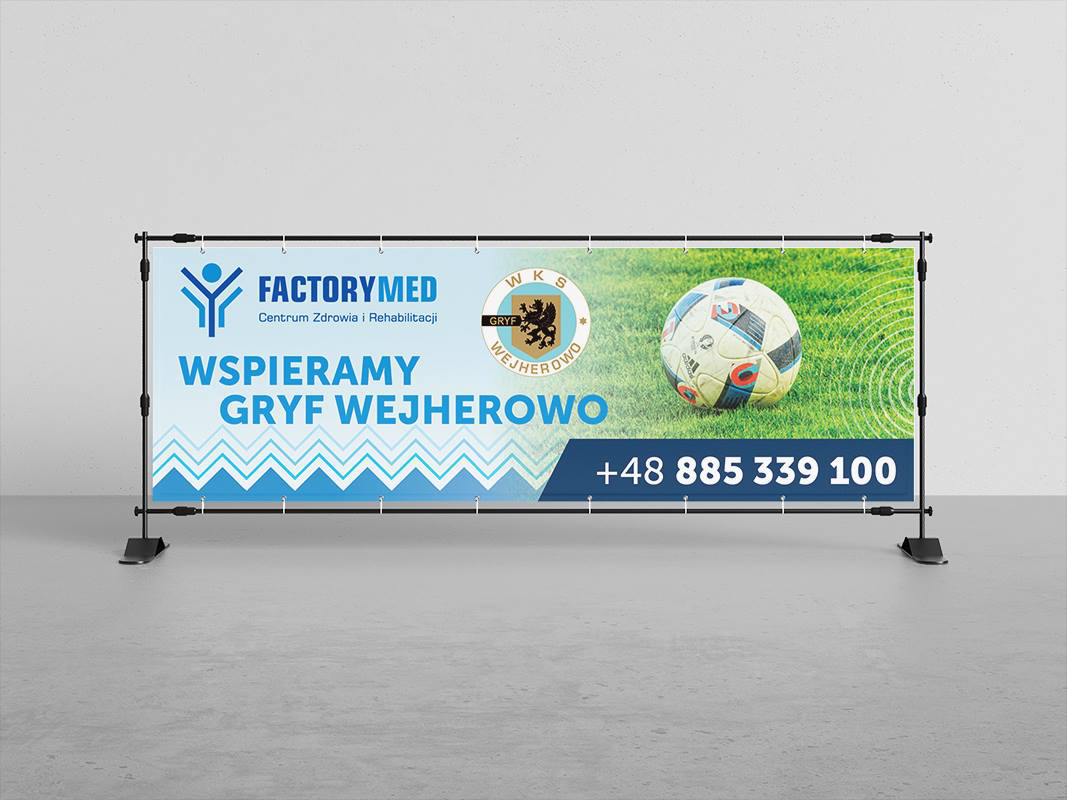 Factory MED Baner Gryf Wejherowo
