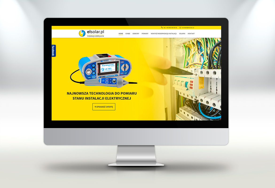 Strona internetowa Elsolar