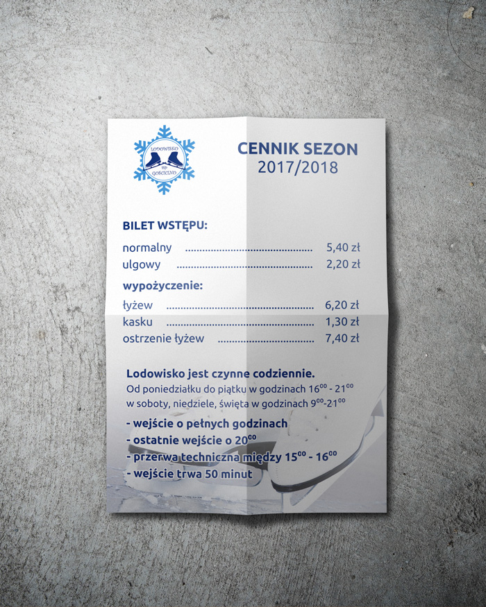 Cennik Lodowisko