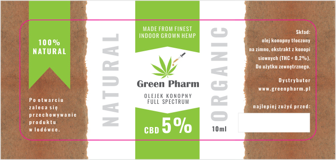 Etykietki - Olejki Green Pharm