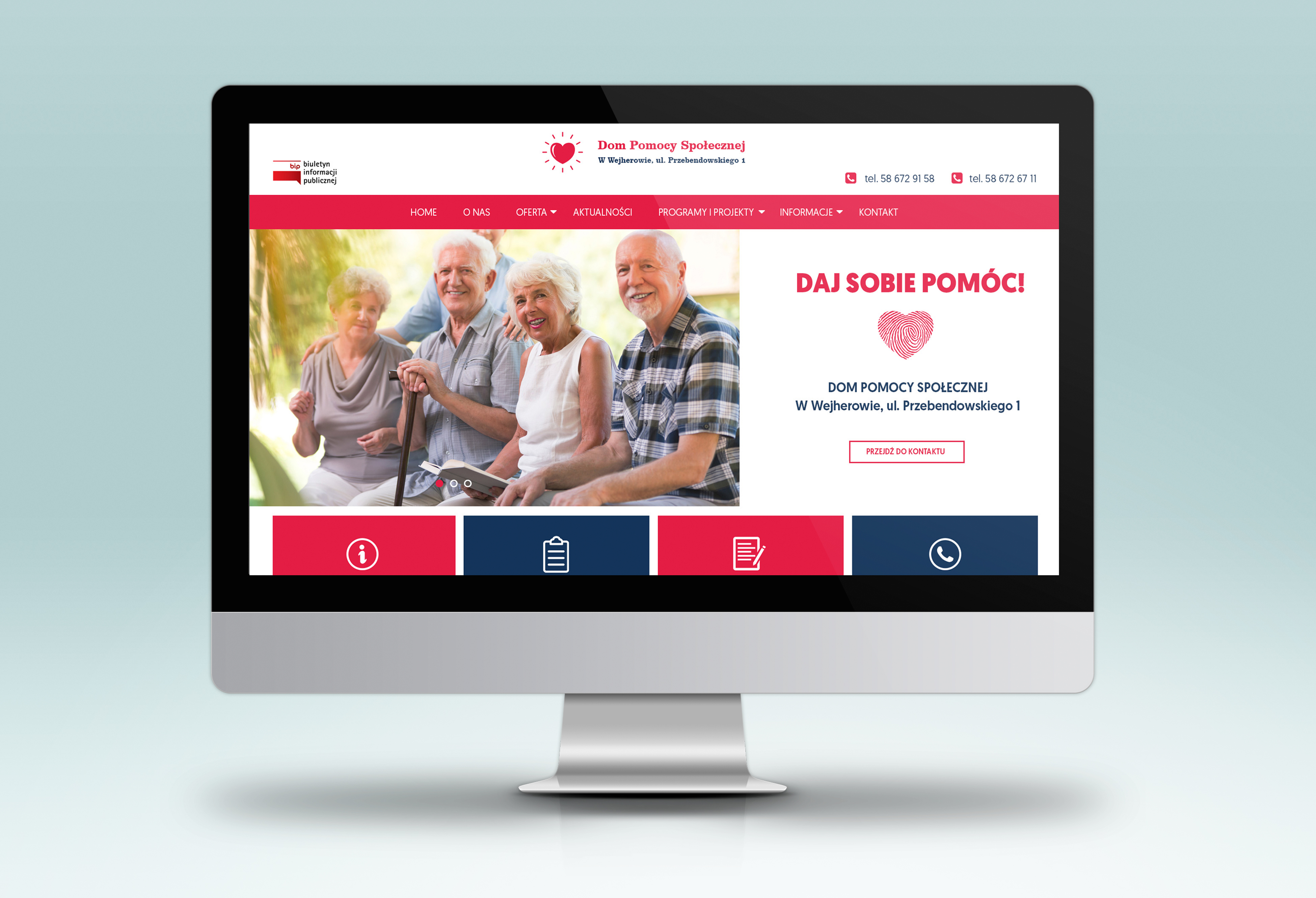 Strona internetowa Dom Pomocy Społecznej