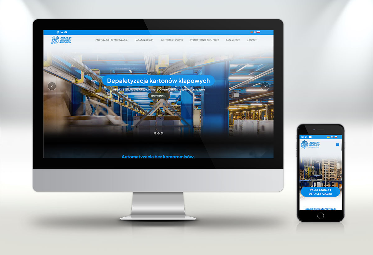 Realizacja strony internetowej dla Only Smart 