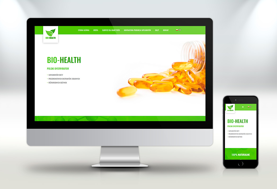 Strona internetowa Bio-Health