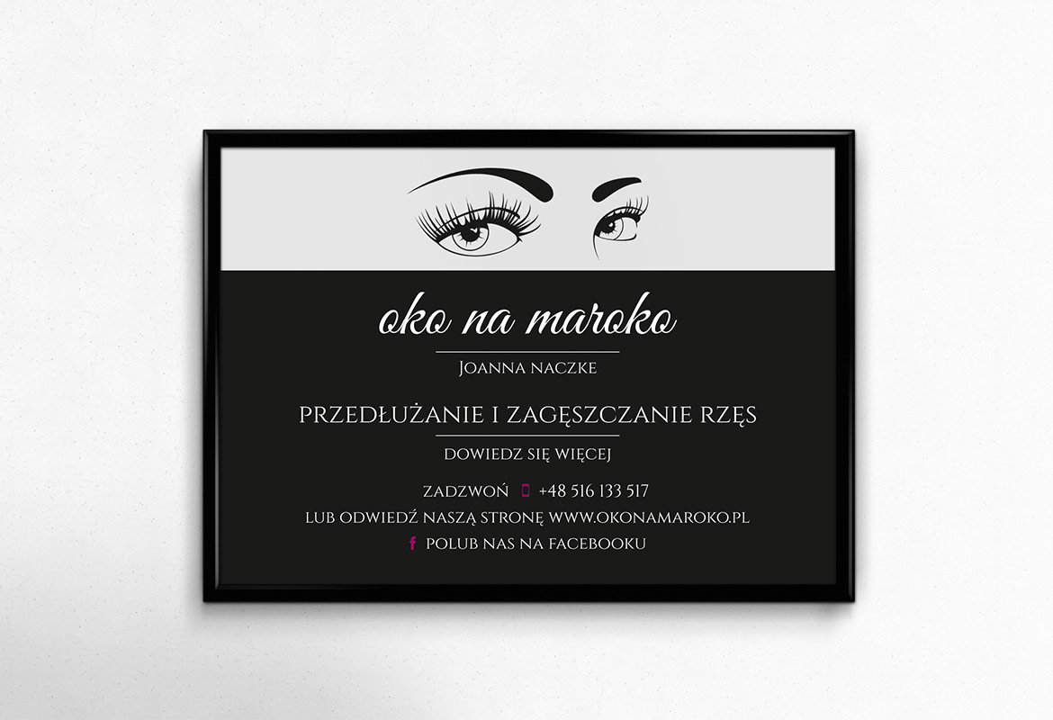 Plakat Oko Na Maroko