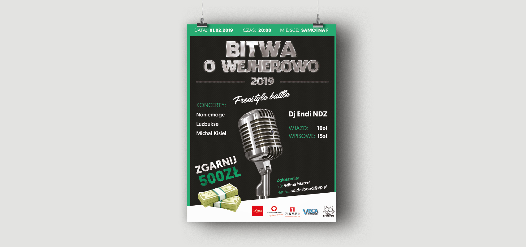 Plakat Bitwa o Wejherowo