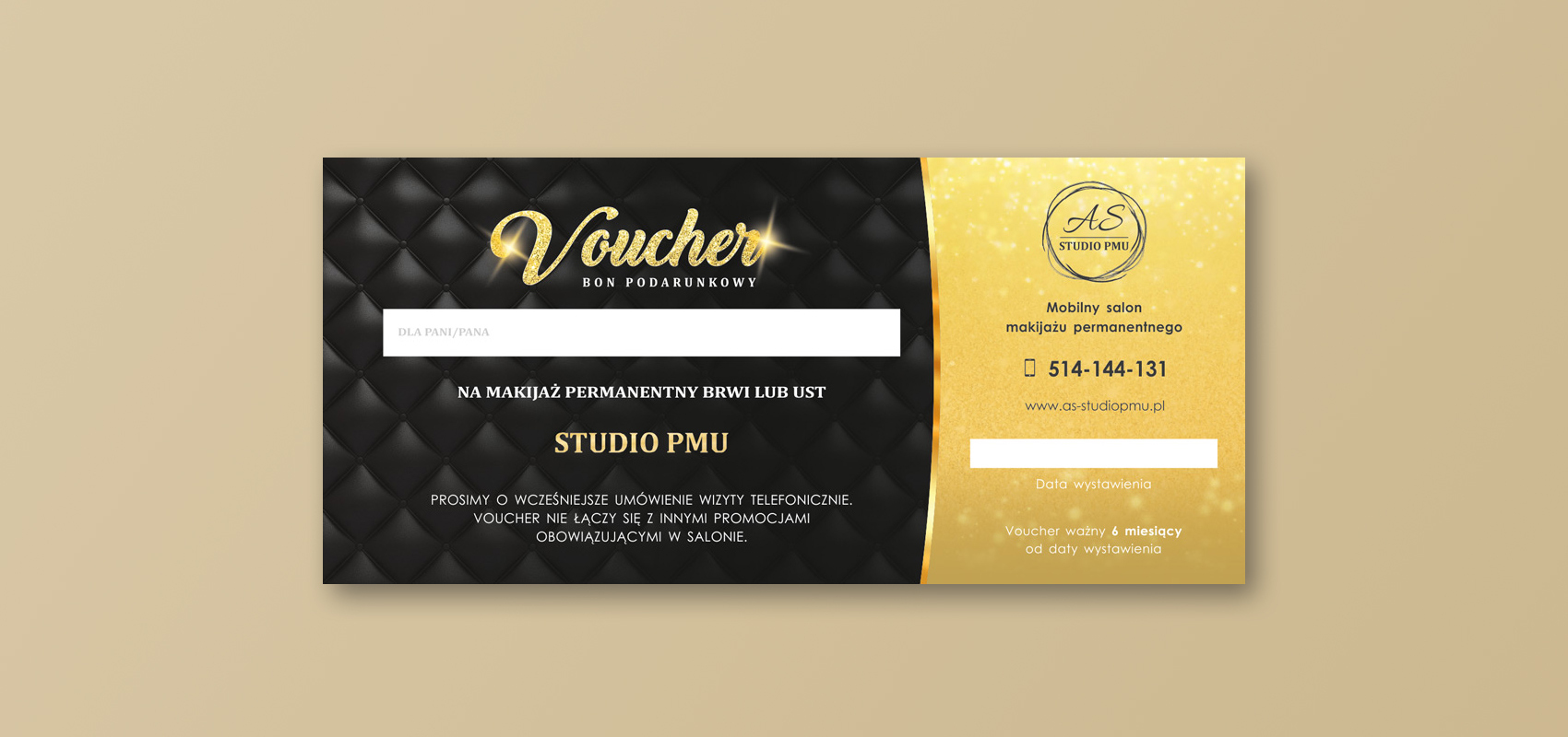 Voucher AS Studio PMU