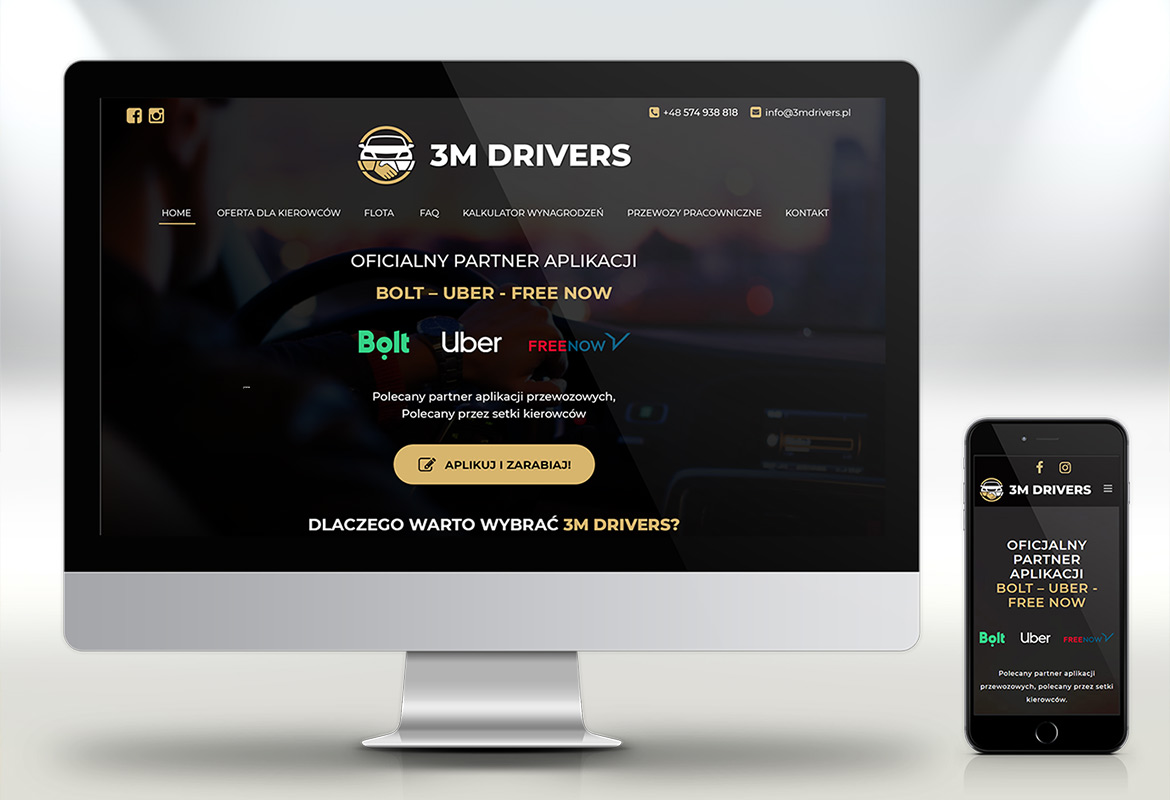 Strona internetowa 3M Drivers