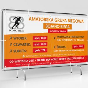 Baner reklamowy Bojano Biega