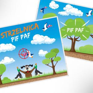 Baner Strzelnica Pif Paf