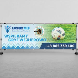 Factory MED Baner Gryf Wejherowo