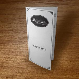 Karta menu przód Murowinka