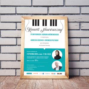 Plakat Koncert Noworoczny