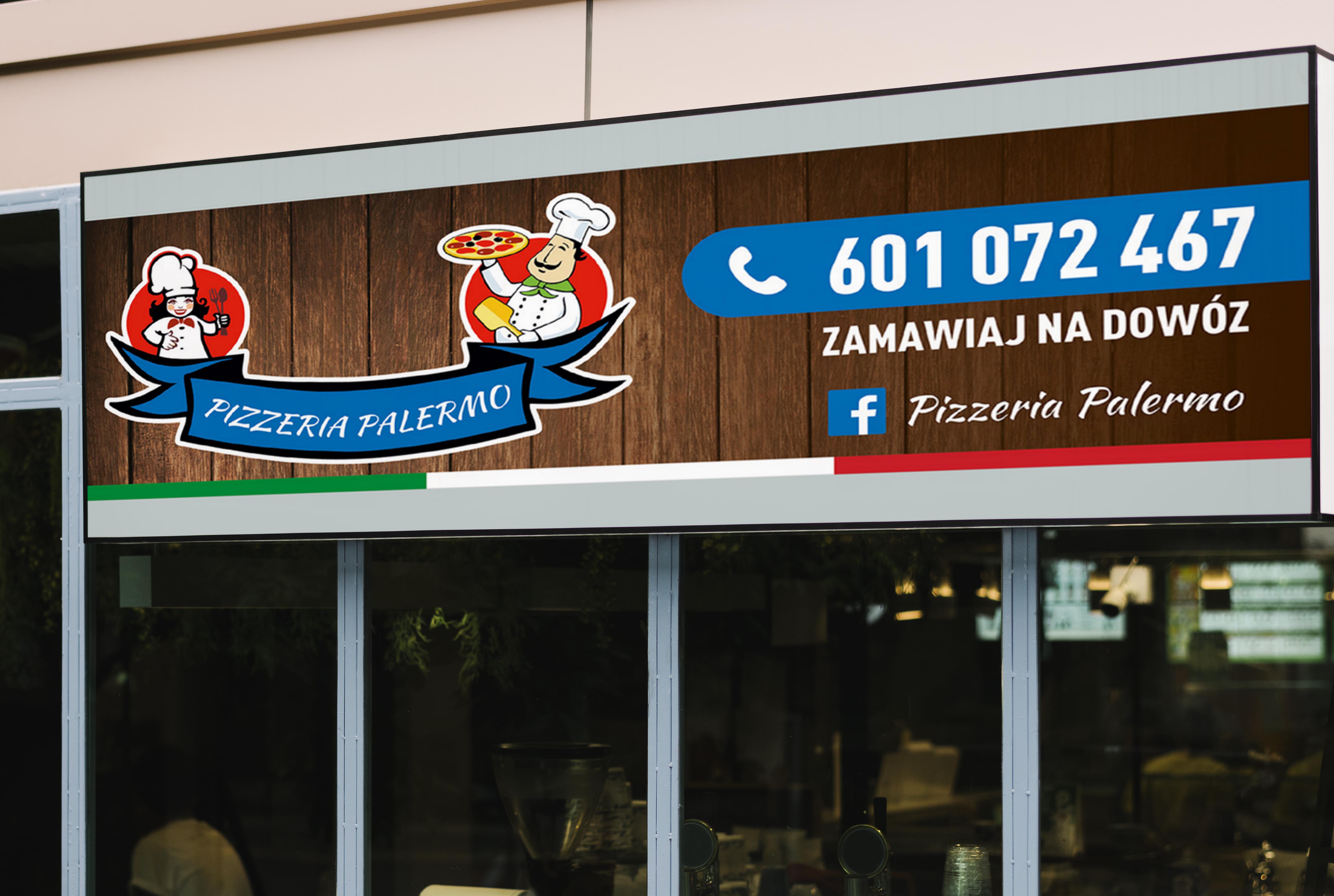 Szyld Pizzeria Palermo
