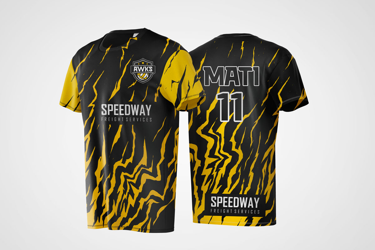 Projekt i druk koszulek AWKS