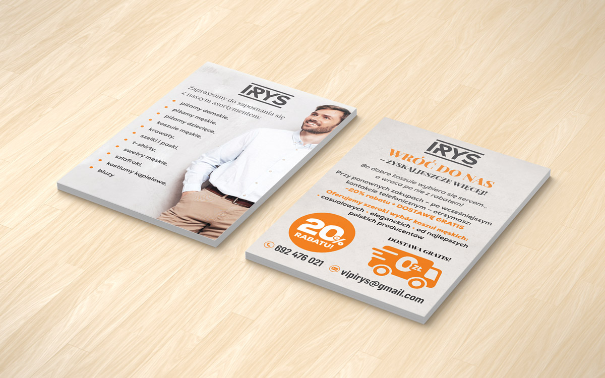 Ulotka A6 – Projekt i Wydruk